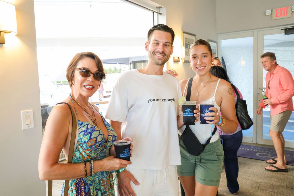 Guests and exhibitors at The Triton's Fall Triton Expo at Bahia Mar Yachting Center.