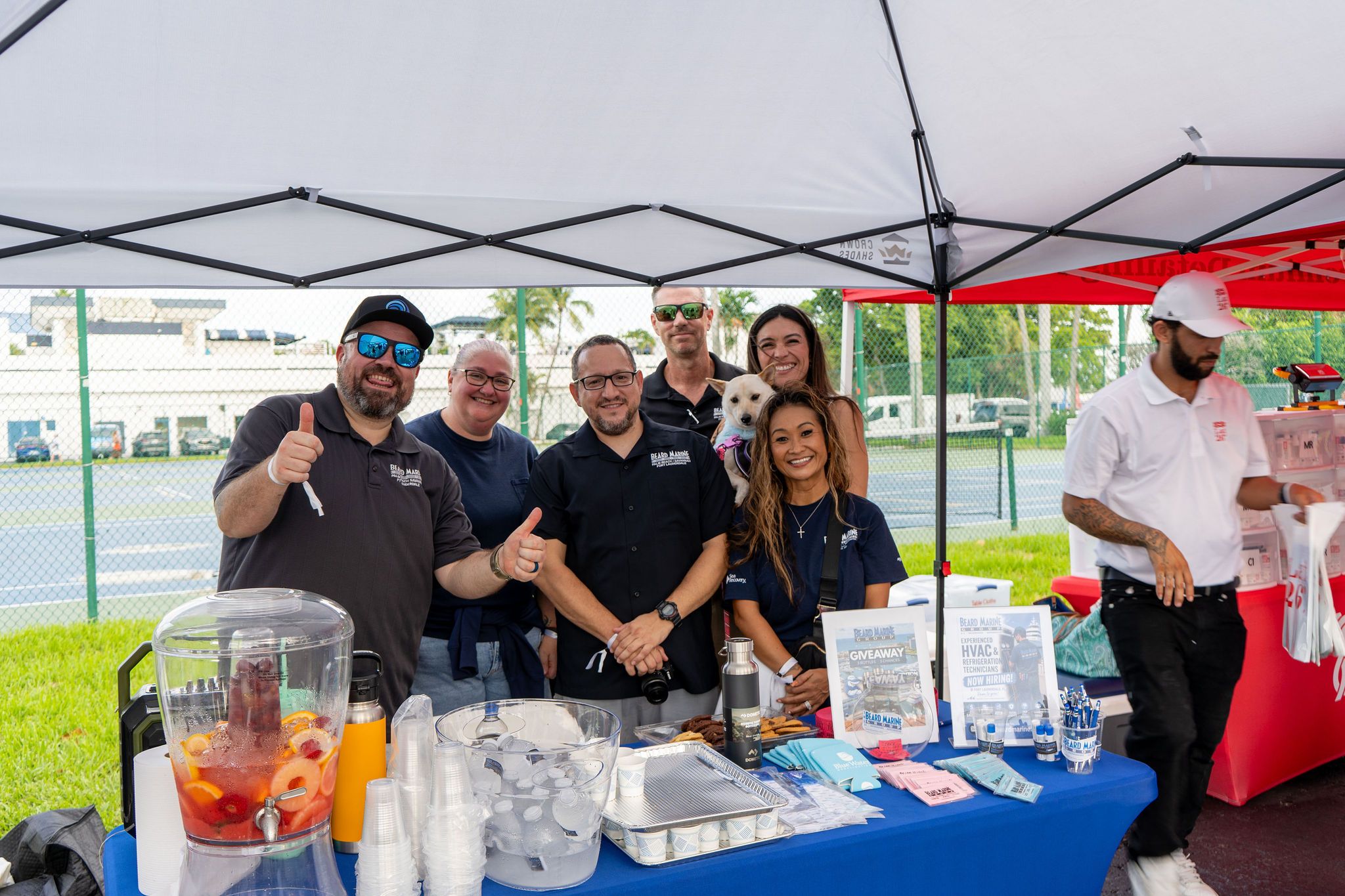 Maritime and industry partners exhibiting at The Triton's Fall Triton Expo at Bahia Mar Yachting Center.