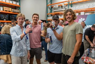Guests networking at The Triton's Crew, Captains & Connections event at DATUM RMS.