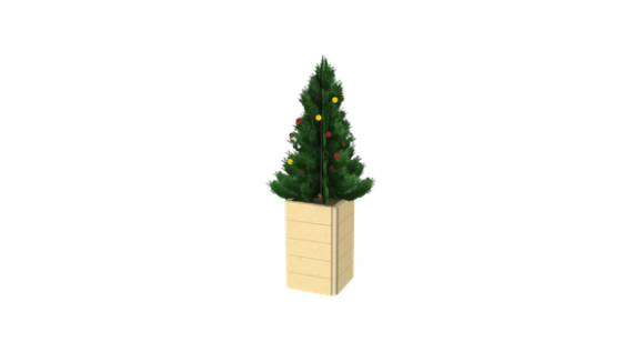 KERSTBOOMBAK | 1X0.5X0.5M – afbeelding 3