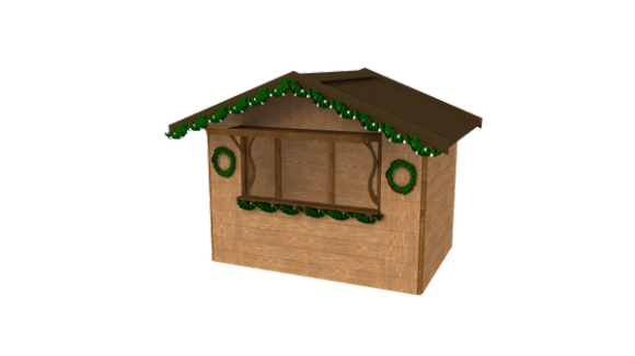 KERSTHUISJE | 3X2M