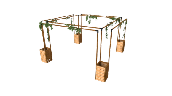 PERGOLA | 5X5M – afbeelding 3