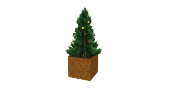 KERSTBOOMBAK | 1X1X1M – afbeelding 3