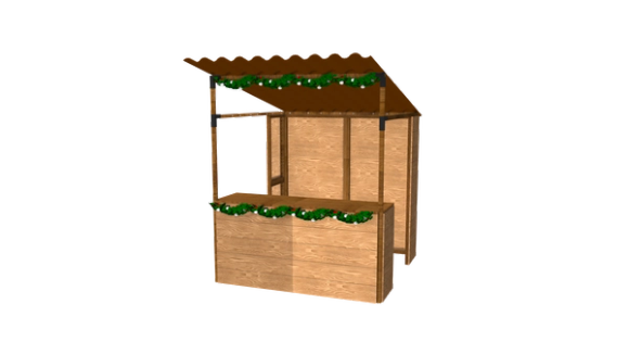 KERSTKRAAM | 2X2 | MET DAK – afbeelding 5