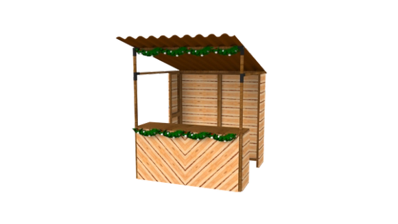 KERSTKRAAM | 2X2 | MET DAK