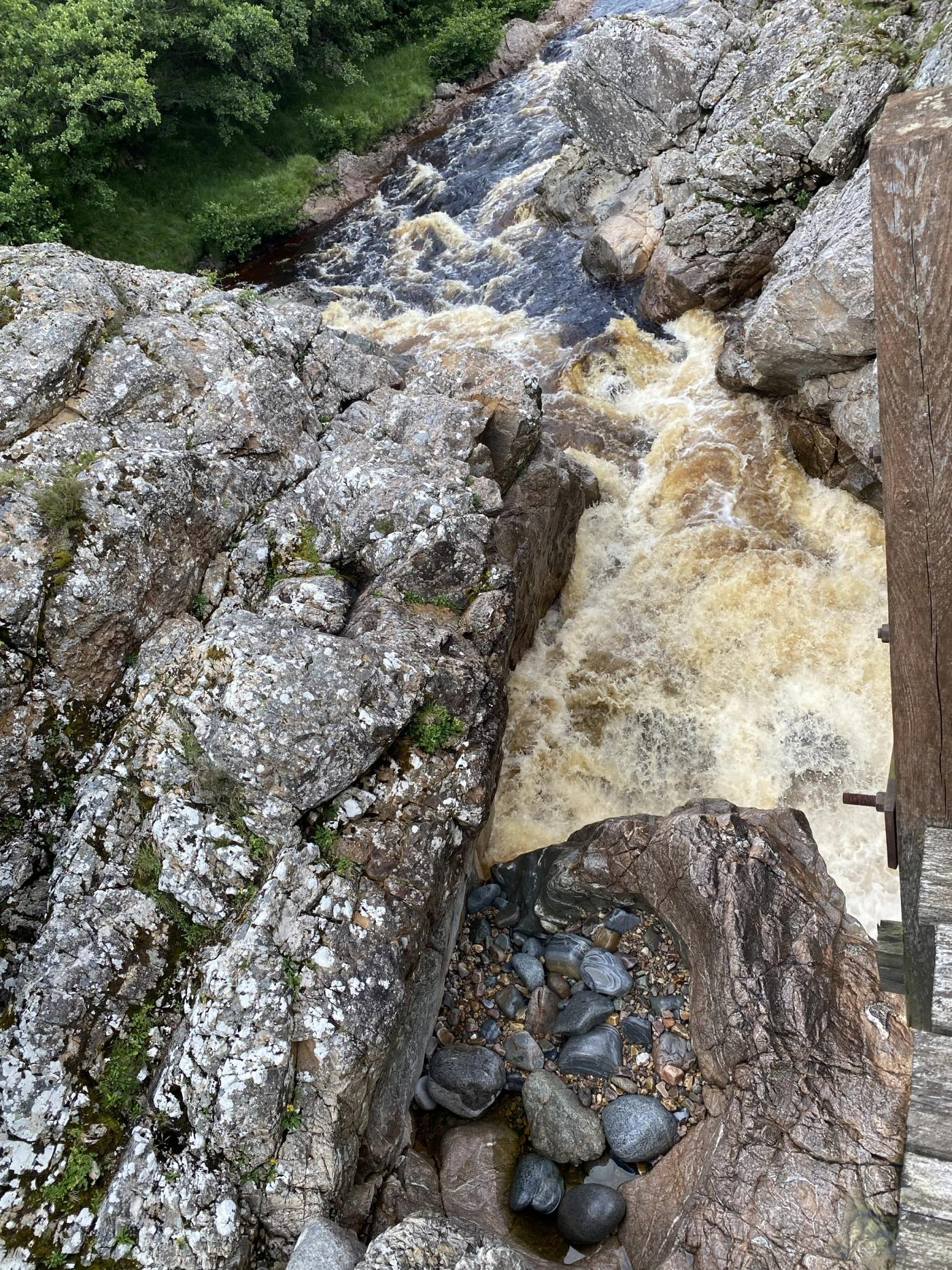 Rushing water in Glen Tilt