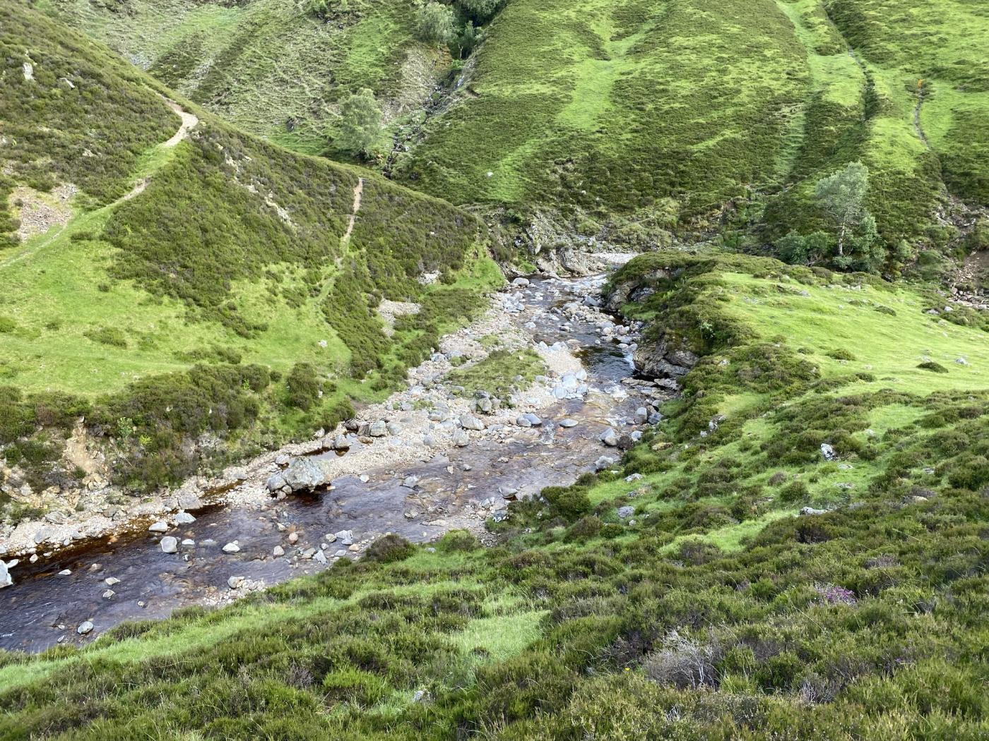 Flat ground in Glen Tilt