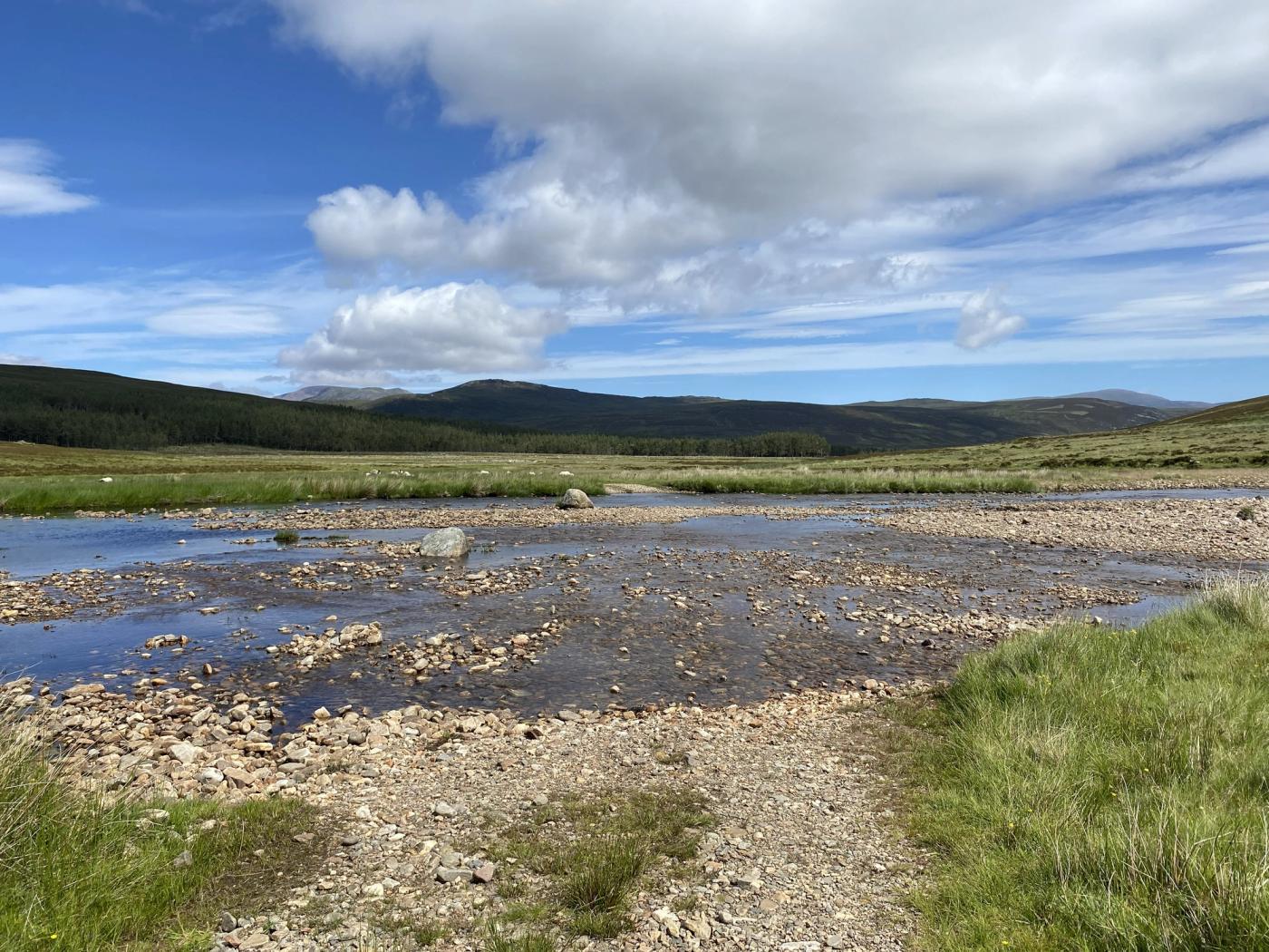 Geldie Burn crossing