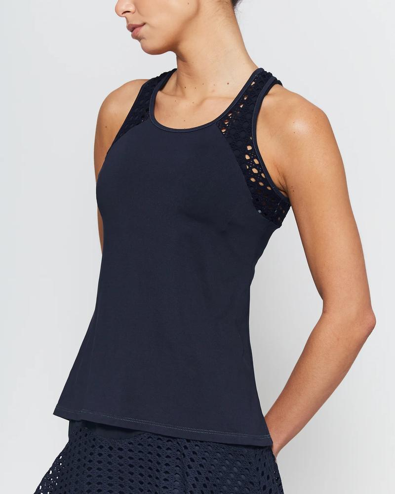 POINTELLE TRIM TANK SHORT - Image 4
