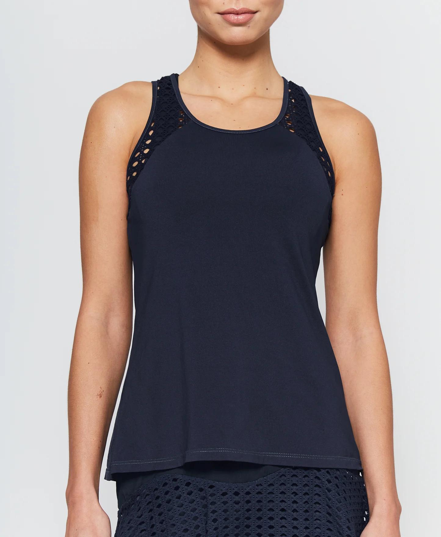 POINTELLE TRIM TANK SHORT - Image 1