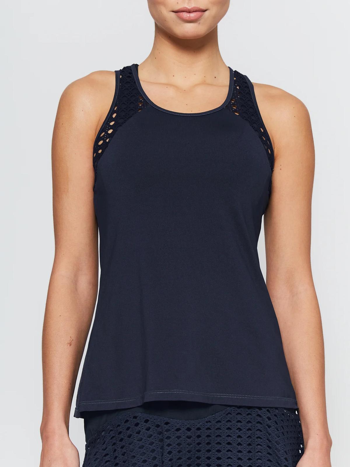 POINTELLE TRIM TANK SHORT