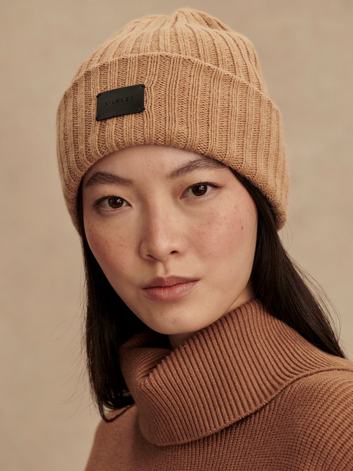 Elva Chunky Rib Beanie - Image 1