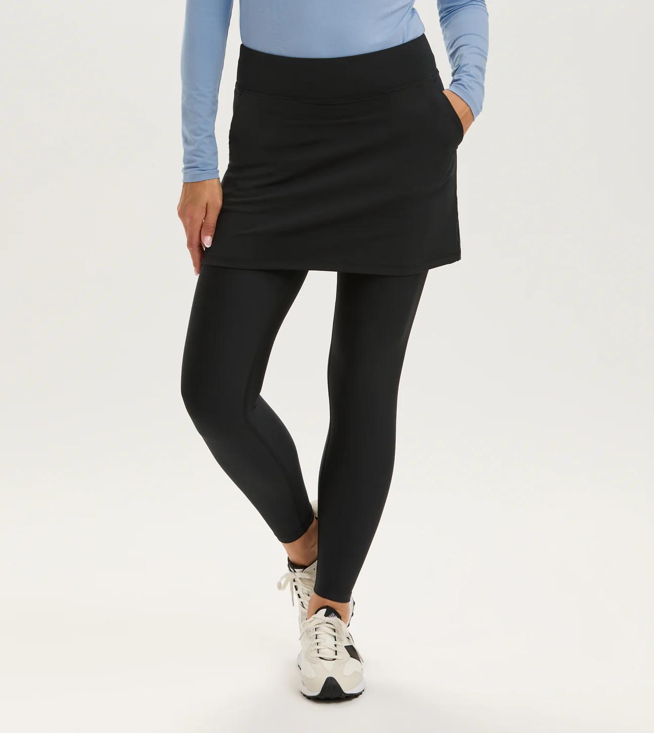 PLEAT BACK SKIRTED LEGGING - Image 1