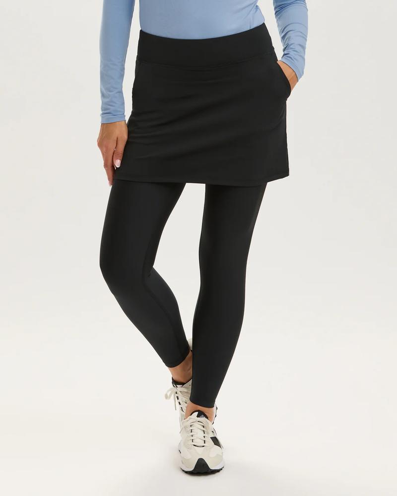 PLEAT BACK SKIRTED LEGGING - Image 1