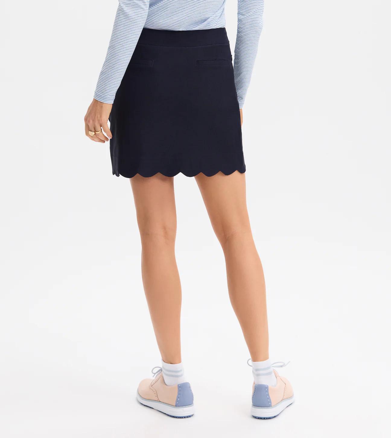 Scallop Hem Twill Skort - Image 2