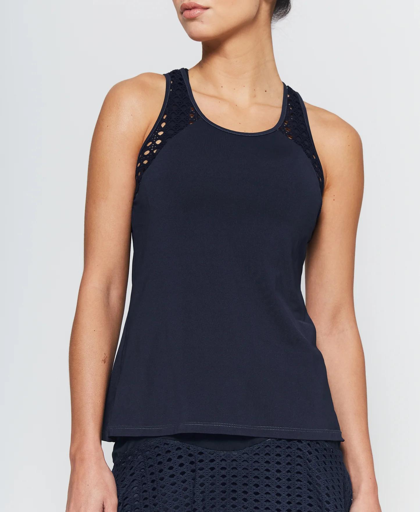 POINTELLE TRIM TANK SHORT - Image 3