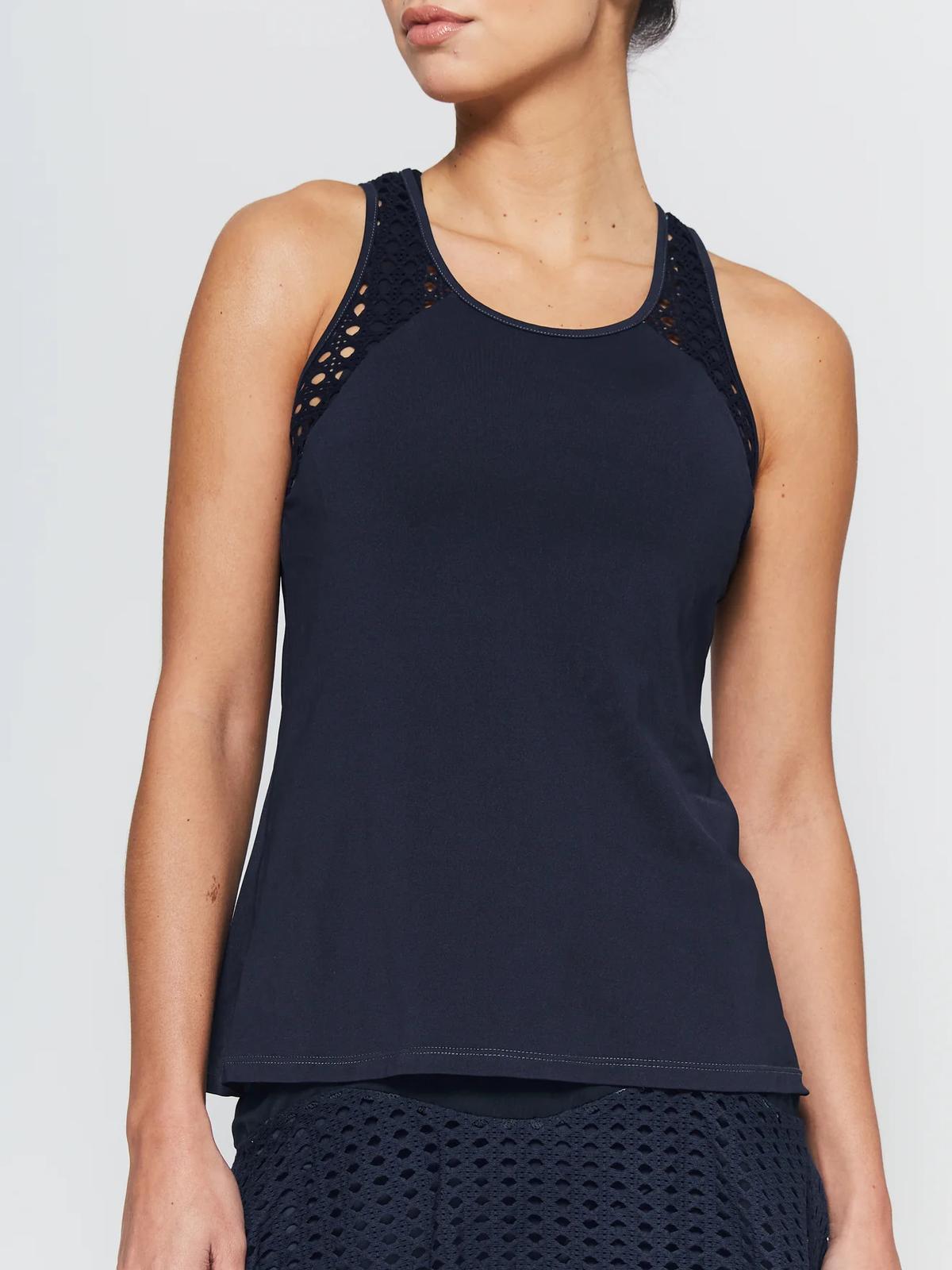 POINTELLE TRIM TANK SHORT view 3