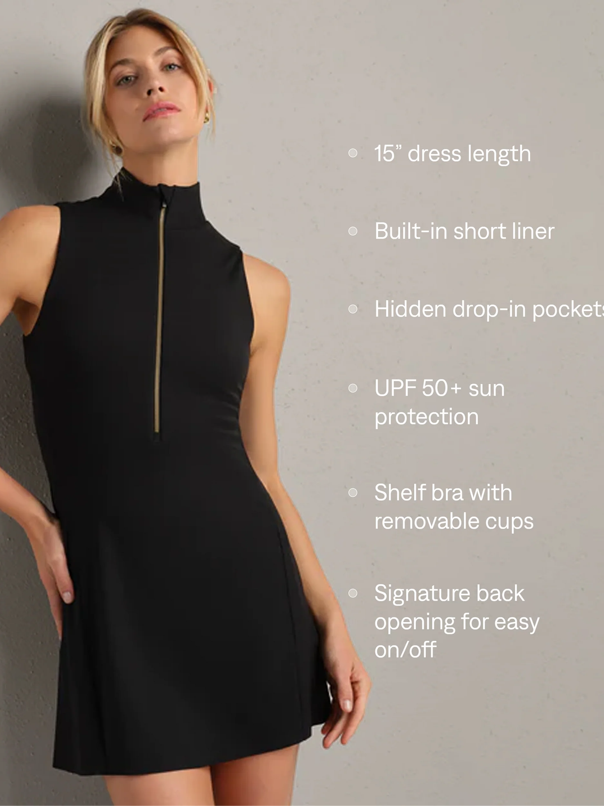 REVIVEFORM MOCK NECK SPORT DRESS view 2