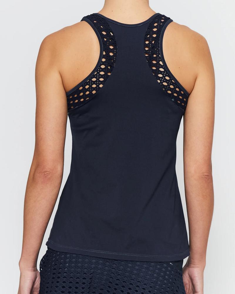 POINTELLE TRIM TANK SHORT - Image 2