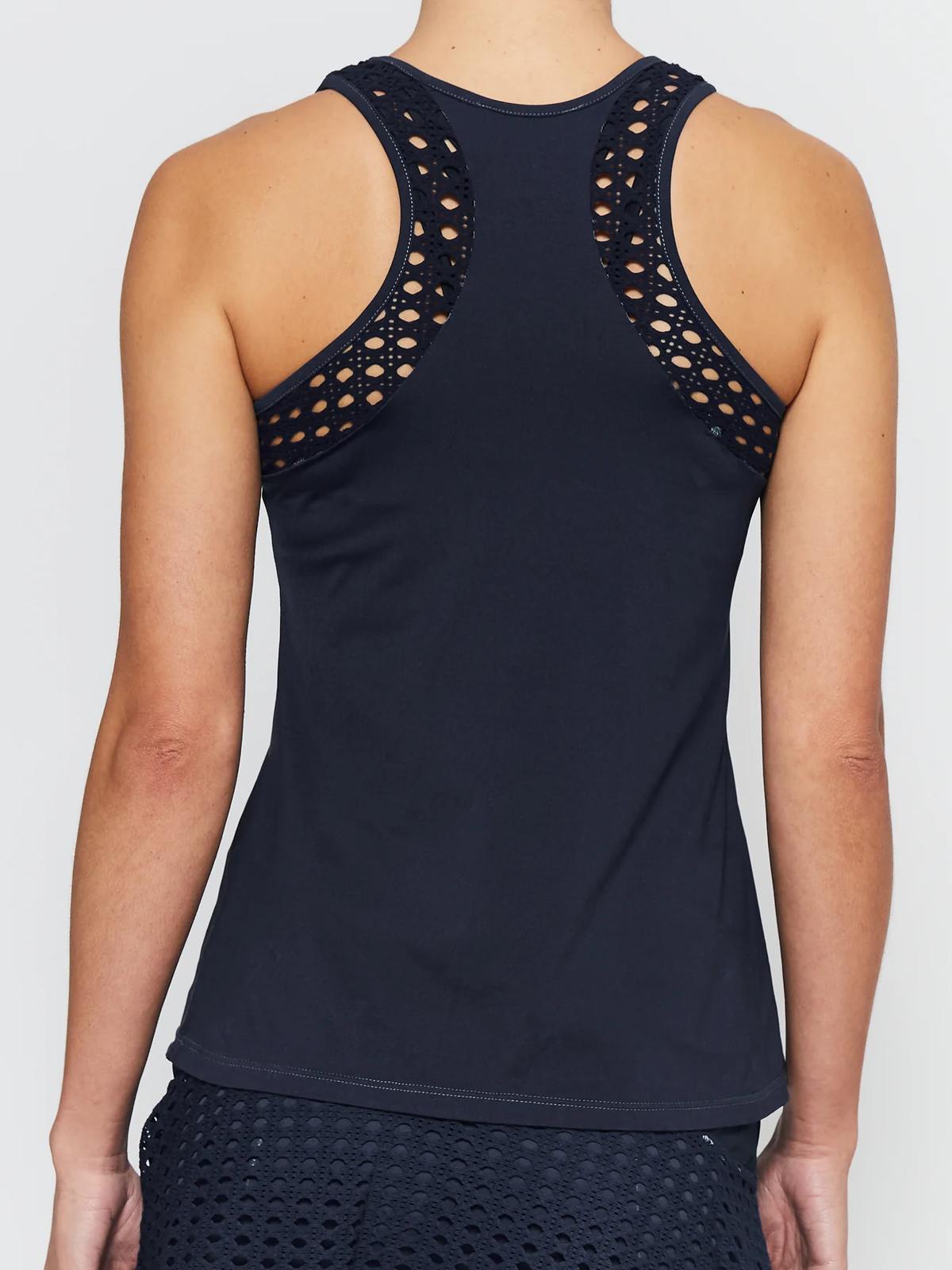 POINTELLE TRIM TANK SHORT view 2