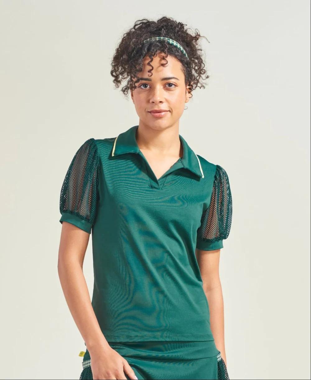 Puff Sleeves Polo - Image 1