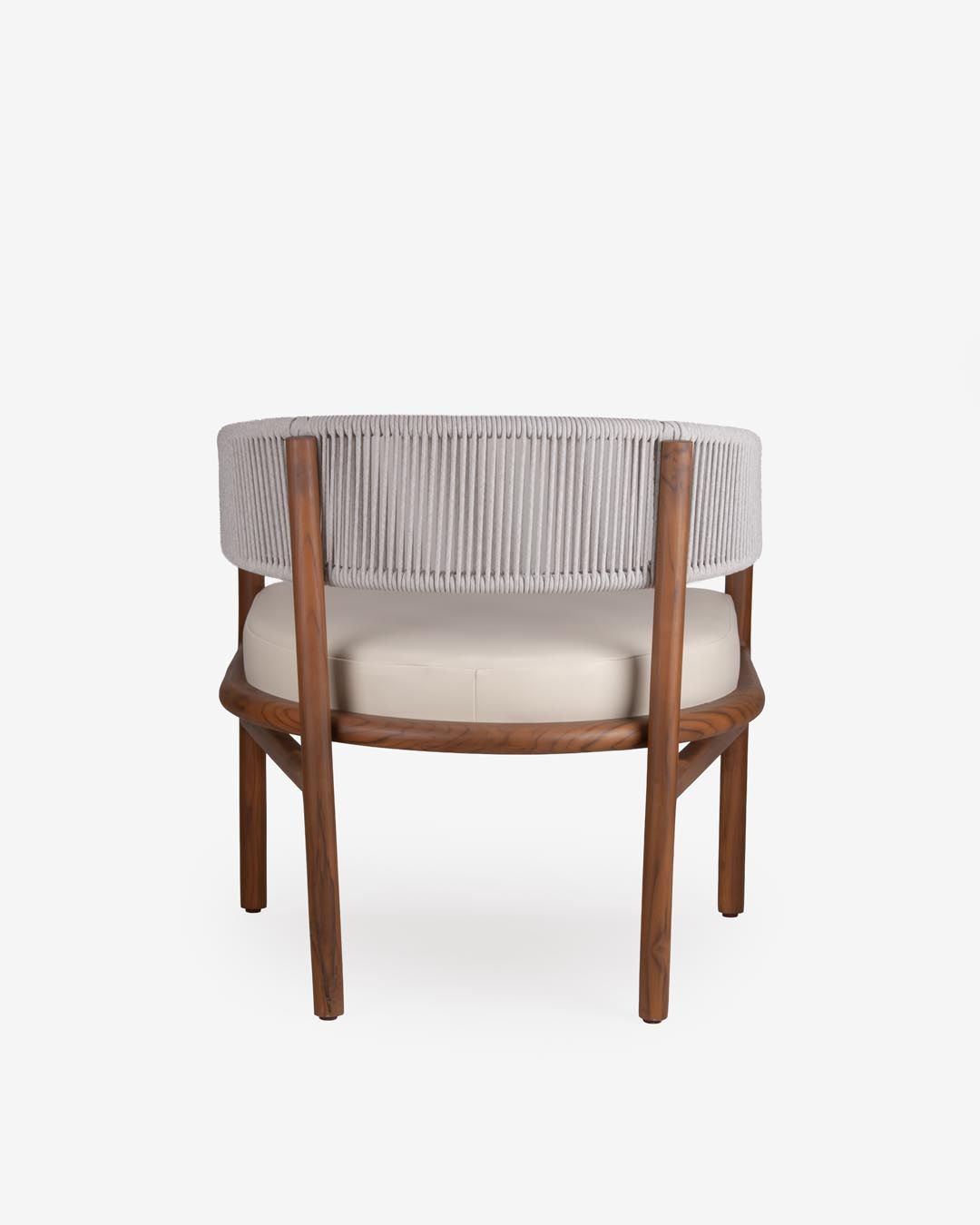 Silla Tejida Grande — atrás
