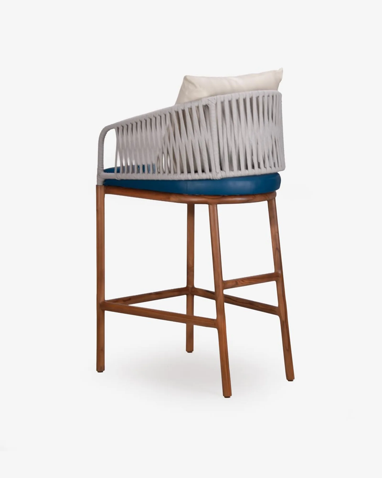 Periquera Tejida Azul — 3/4 atrás