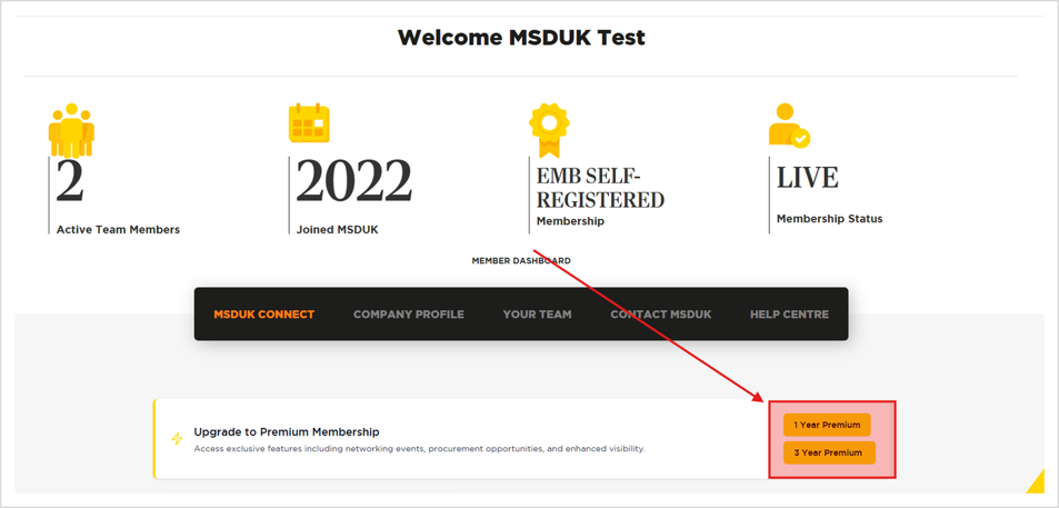 Select the renewal certification option.