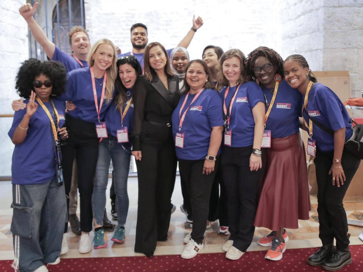 MSDUK team and members at a network event