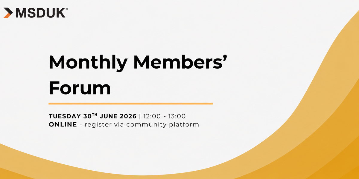 SME's Monthly Members’ Forum incl. Ask Me Anything with Louise Harries