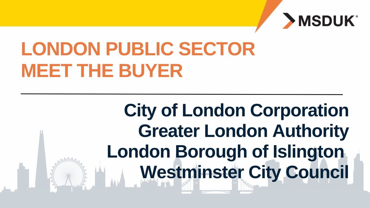 Public Sector Meet The Buyer