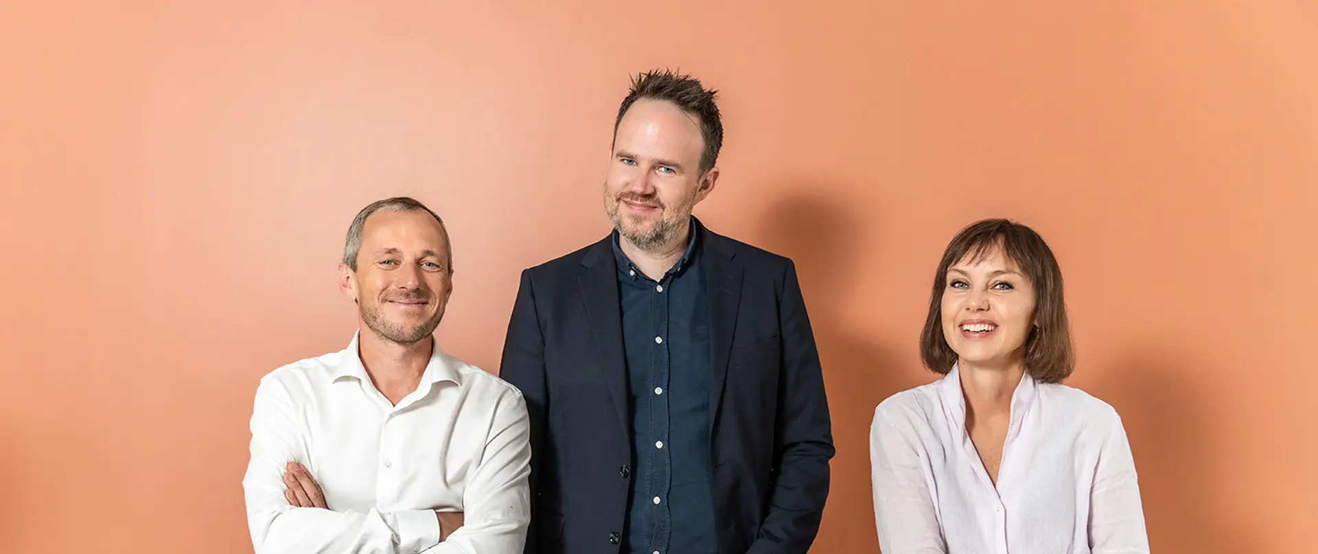 Fra venstre: Jesper Nørding, John Kårikstad, Mille Klink