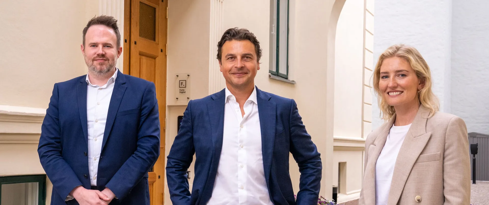 Fra venstre i bildet: John Kårikstad, Morten Borge, Frida Lillebøe