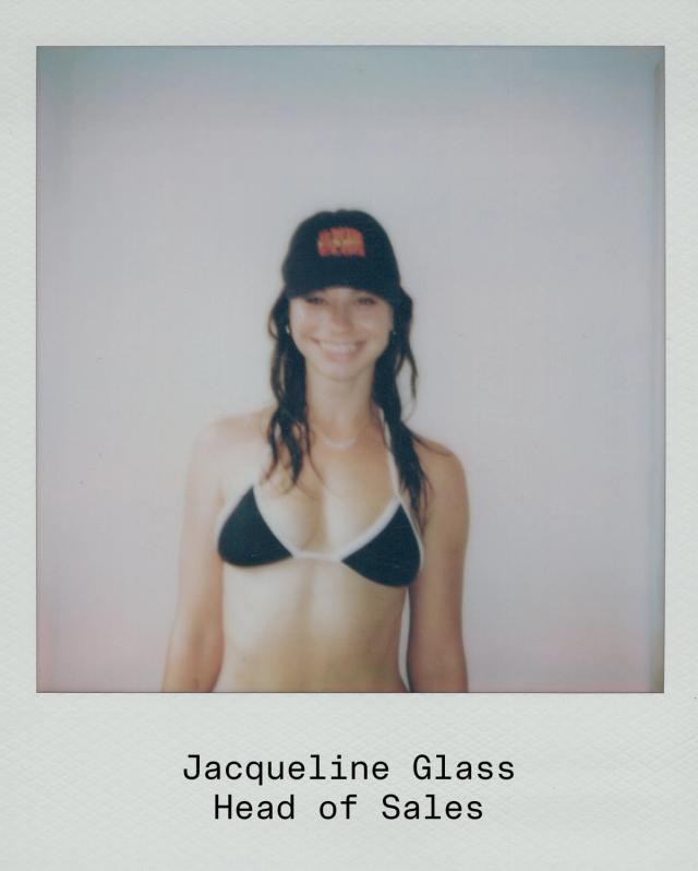Golden Hour Pools team polaroid of Jacqueline Glass, Head of Sales