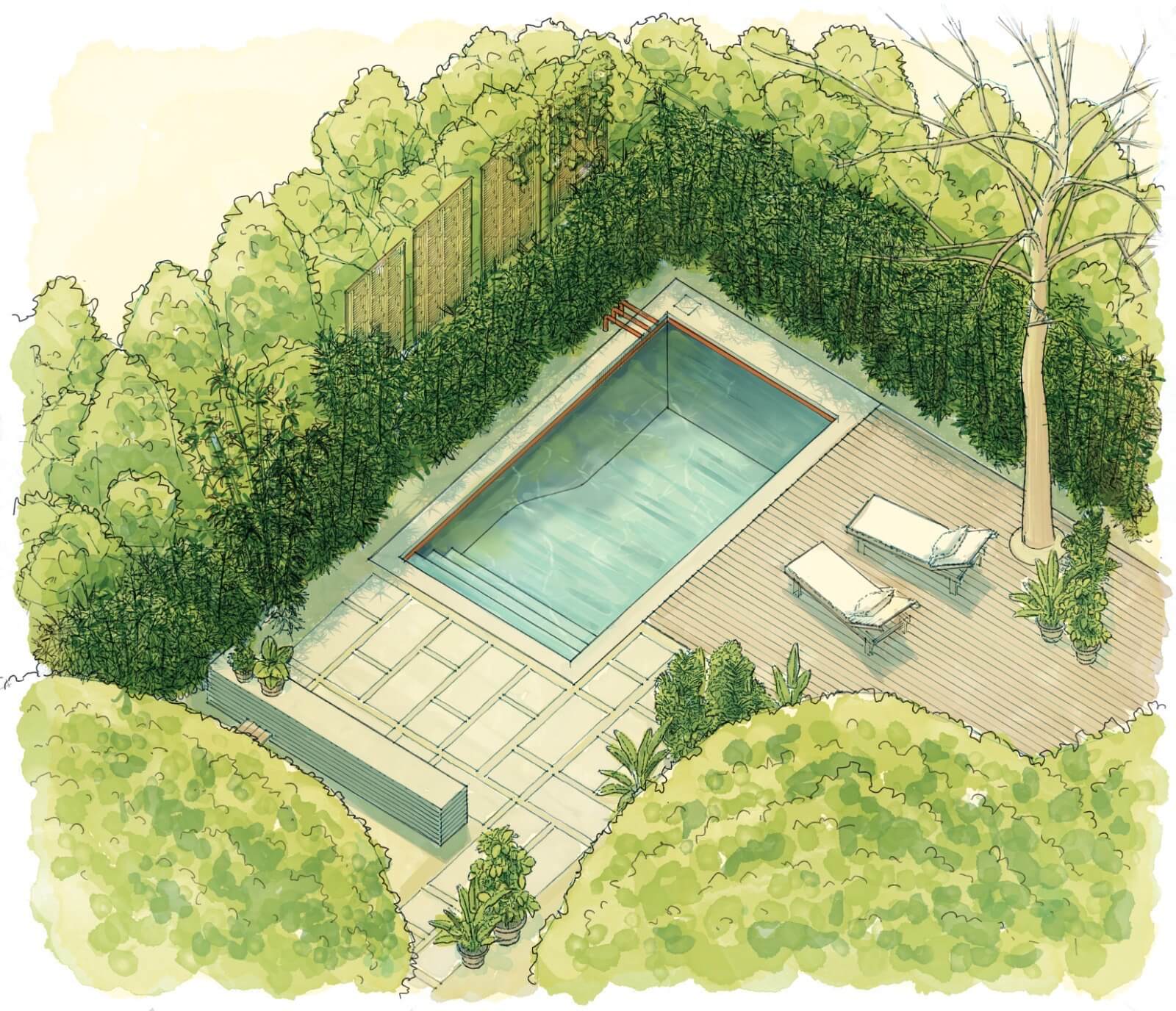 Golden Hour Pools Classic Size 10' by 20'