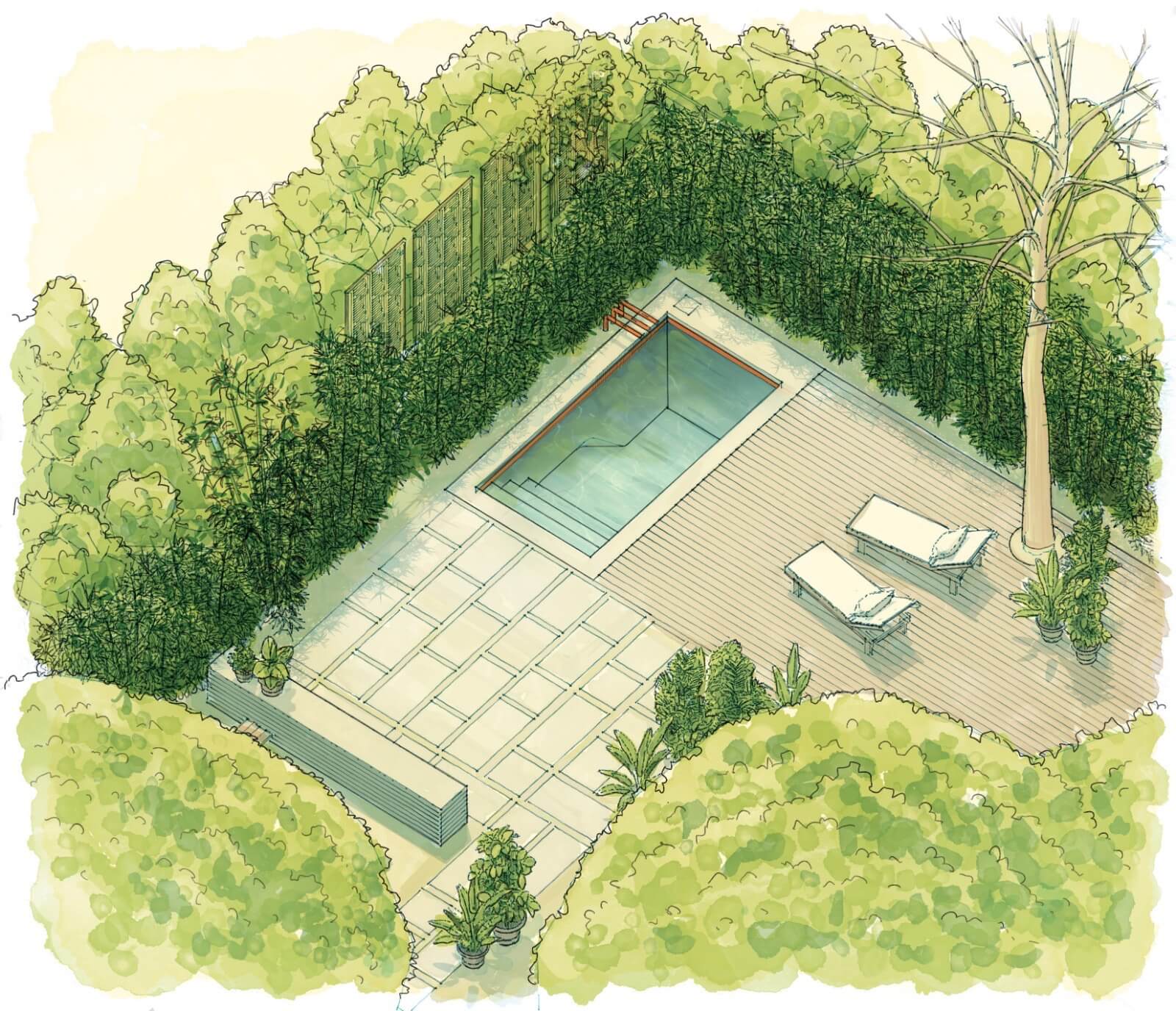 Golden Hour Pools Mini Size 8' by 15'