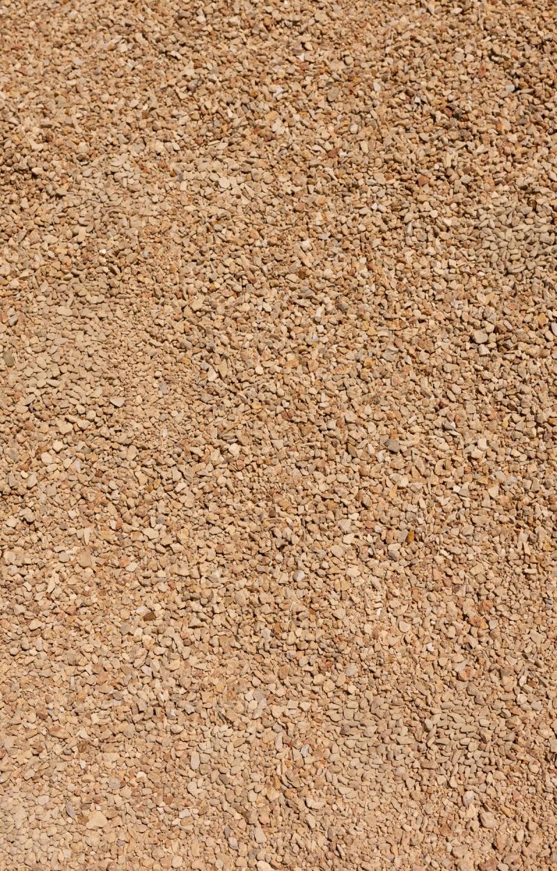 Golden Hour landscape crushed limestone gravel texture