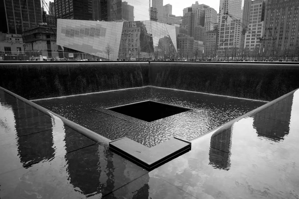 a photo of the 9/11 Memorial South Pool