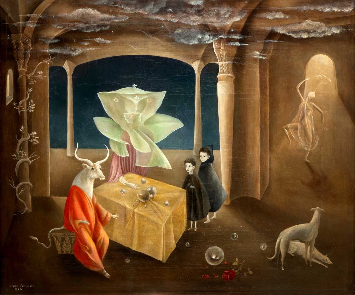 And Then We Saw the Daughter of the Minotaur (1953) by Leonora Carrington. Source: MoMA