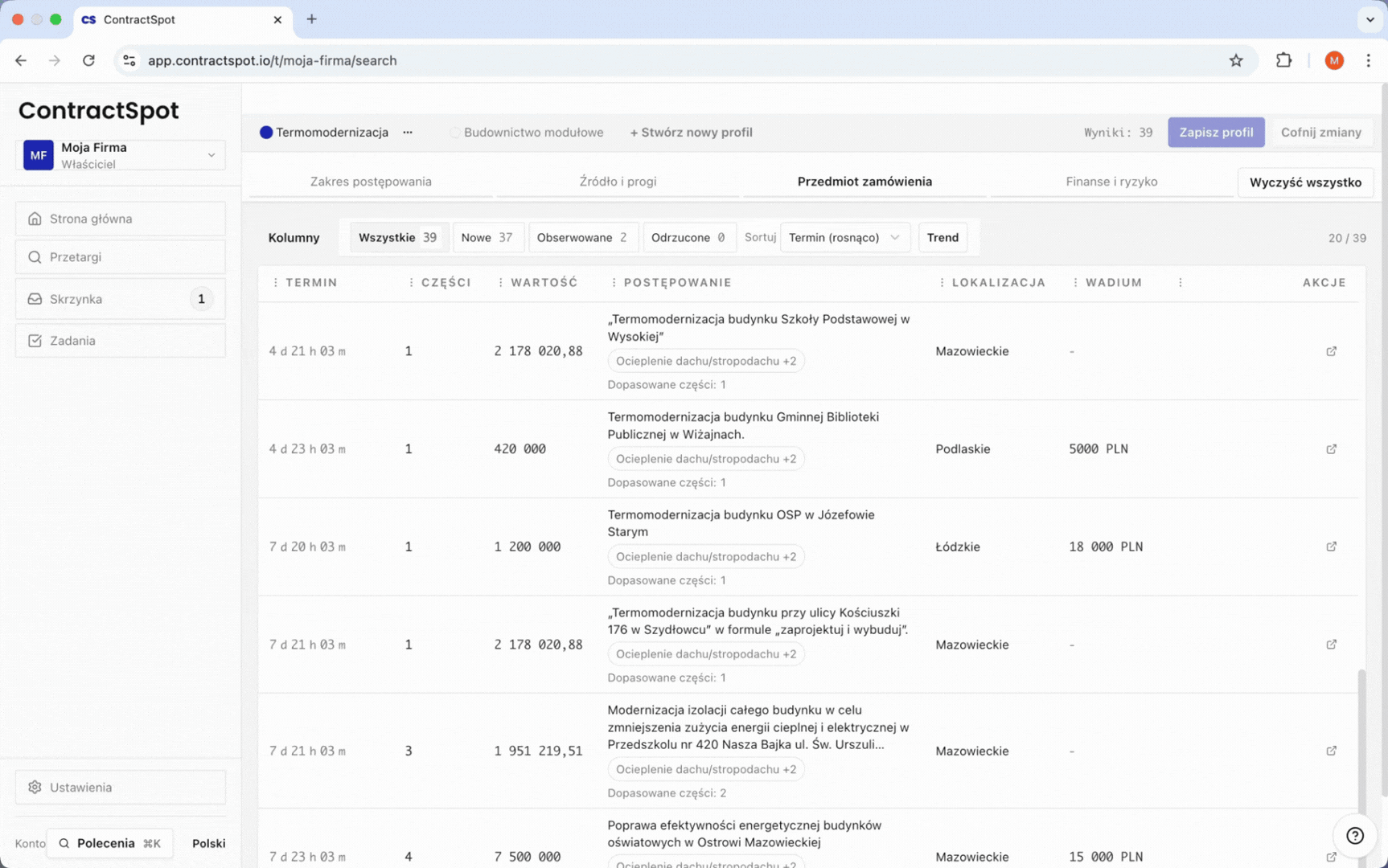 Znajdujesz wartościowe postępowania bez wysiłku