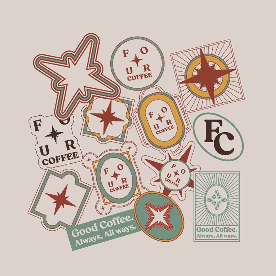Brand stickers