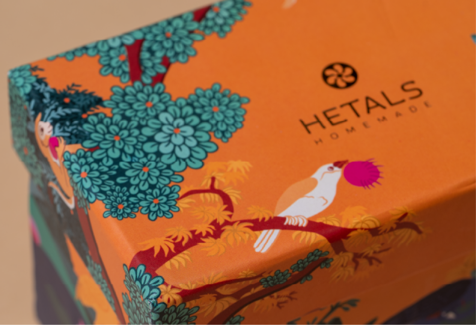 Hetals Packaging Design