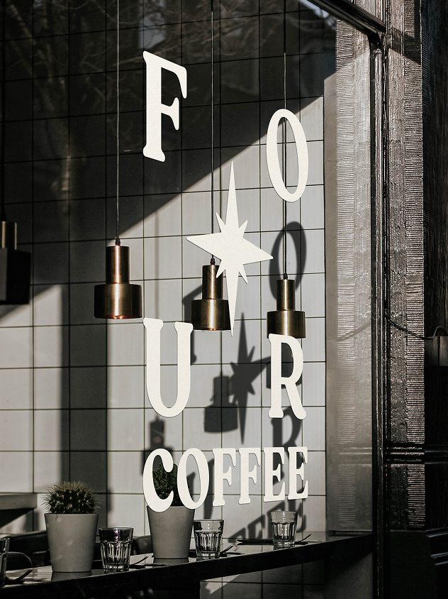 In cafe graphics