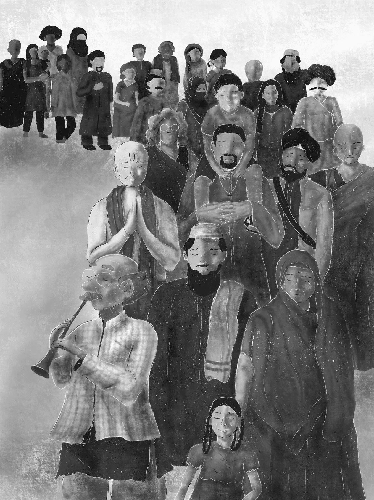 People walking