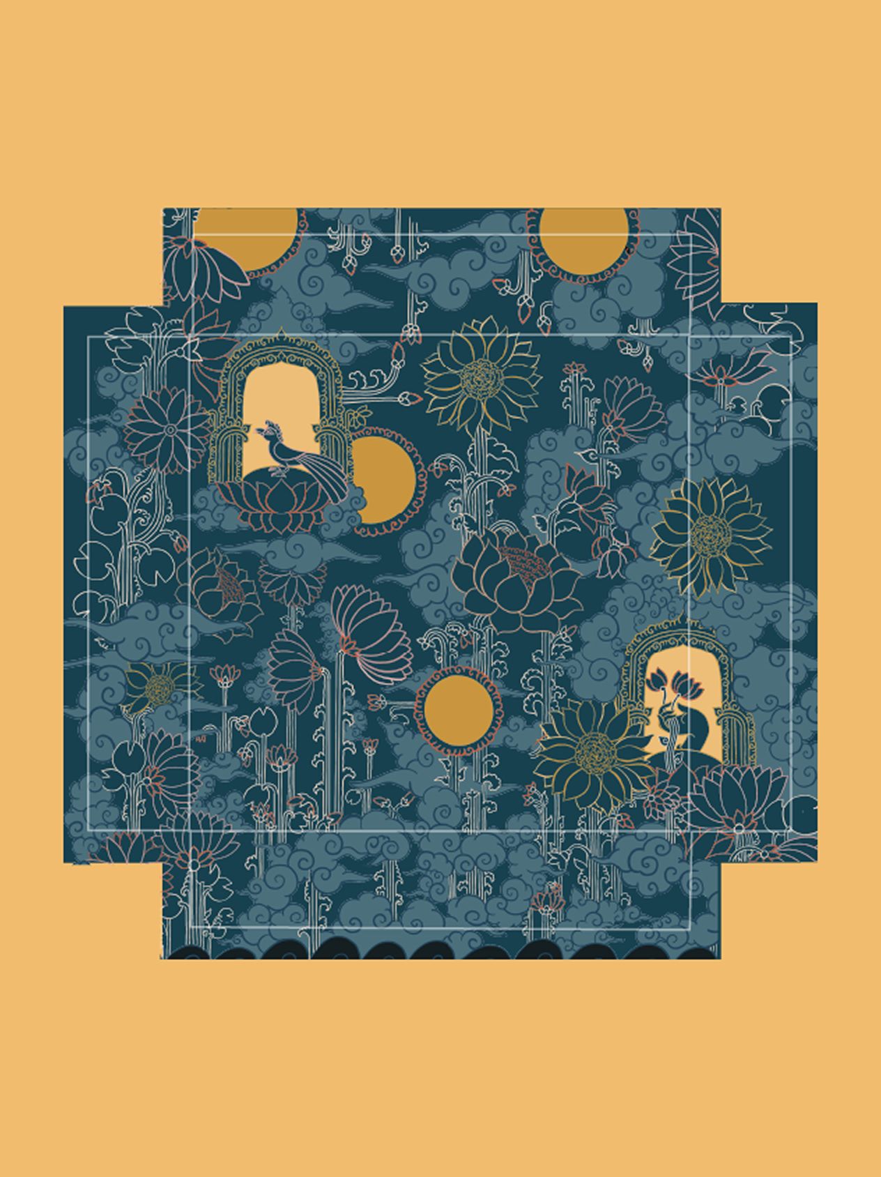 Festive illustrations by Pomoco