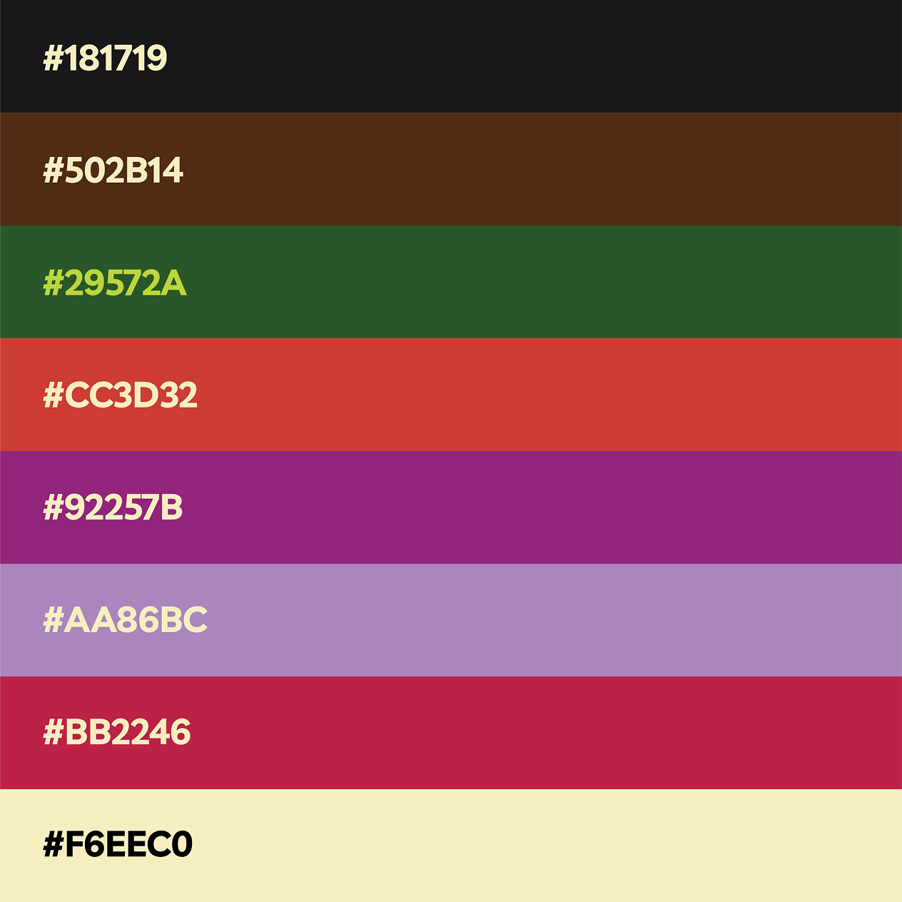 Color palette