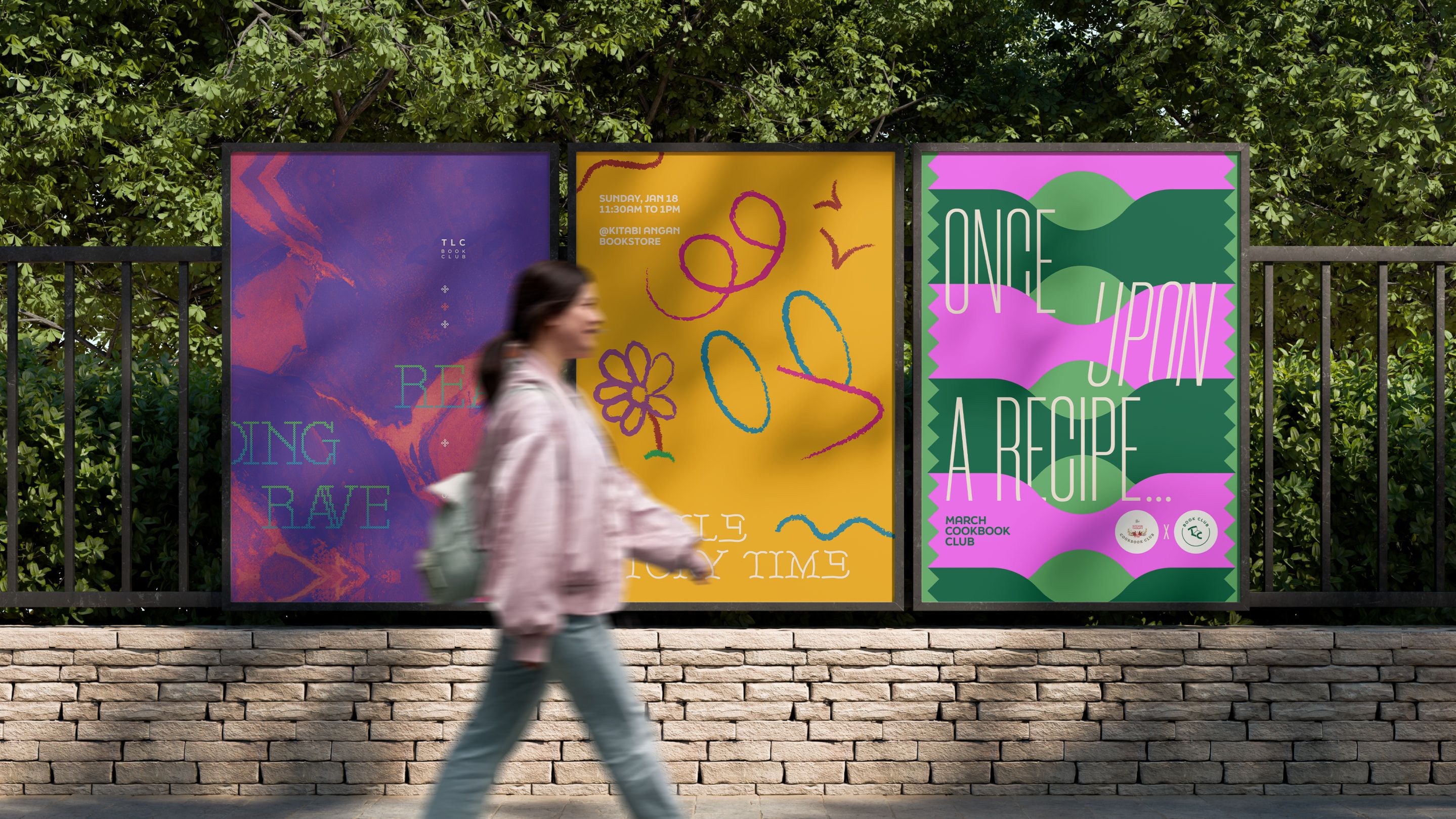 Posters in use