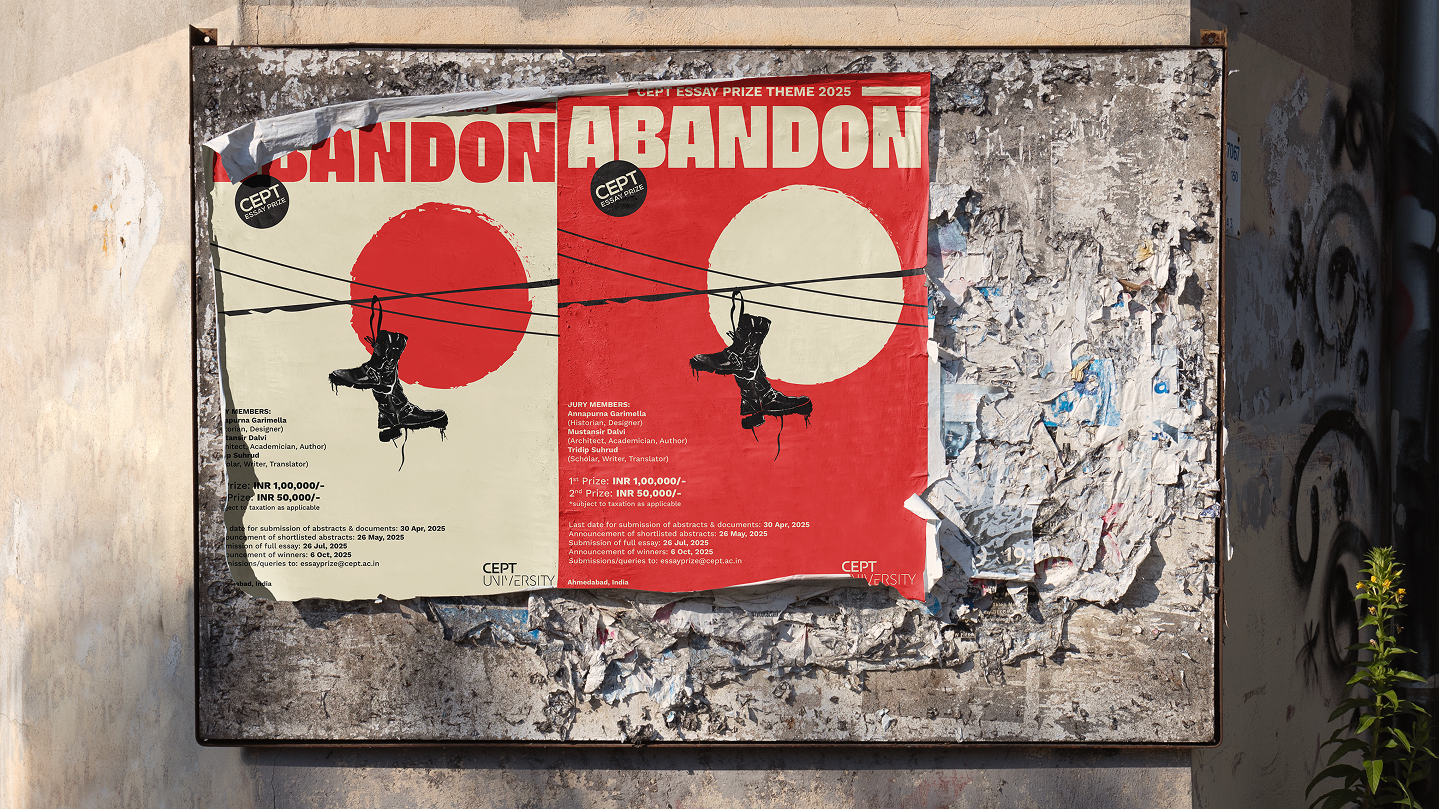 CEPT essay prize: Abandon poster