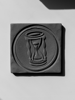Stamp like tile