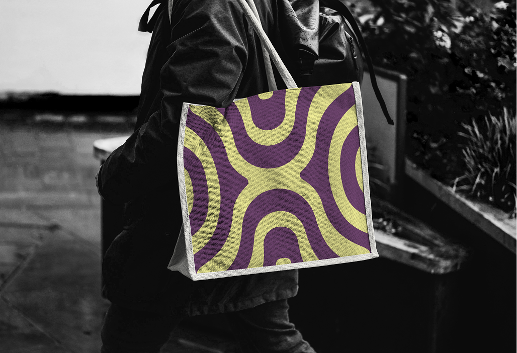 Greenstraw tote bag